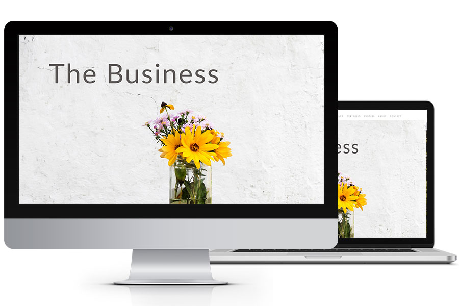 the business website design plan